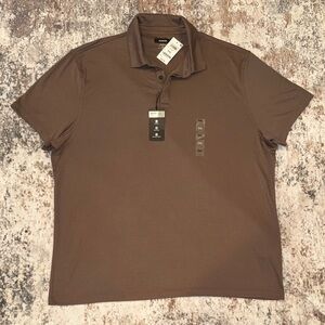 Alfani Men's Polo Shirt in Brown